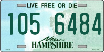 NH license plate 1056484