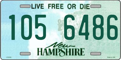 NH license plate 1056486