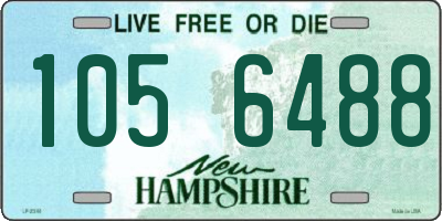 NH license plate 1056488