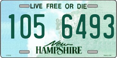 NH license plate 1056493