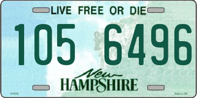 NH license plate 1056496