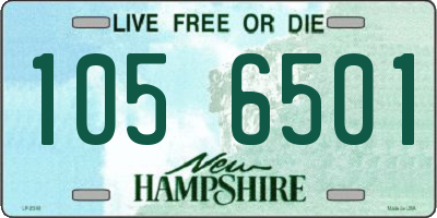 NH license plate 1056501