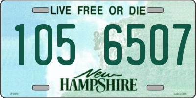 NH license plate 1056507