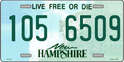 NH license plate 1056509