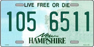 NH license plate 1056511