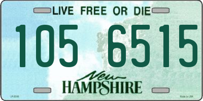 NH license plate 1056515