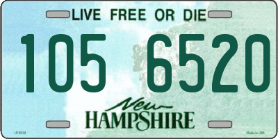 NH license plate 1056520