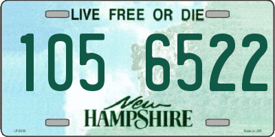 NH license plate 1056522