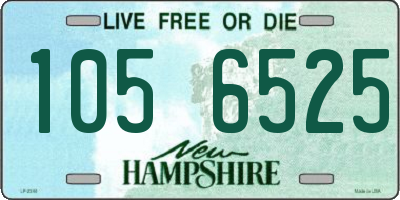 NH license plate 1056525