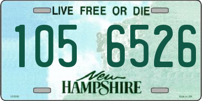 NH license plate 1056526