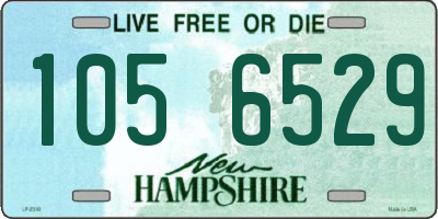 NH license plate 1056529