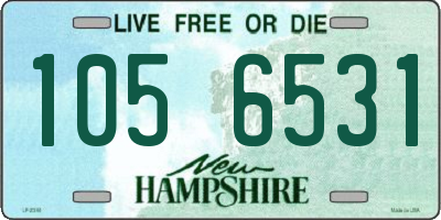NH license plate 1056531