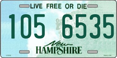 NH license plate 1056535