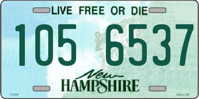 NH license plate 1056537