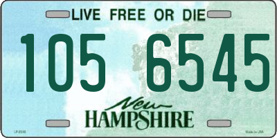 NH license plate 1056545
