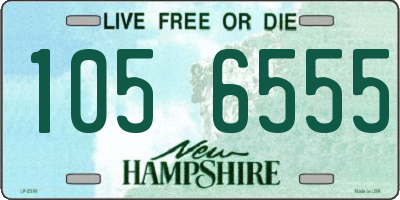 NH license plate 1056555