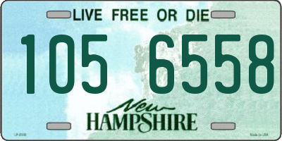 NH license plate 1056558