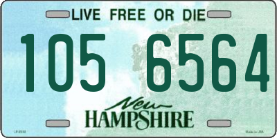 NH license plate 1056564