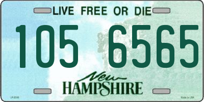 NH license plate 1056565