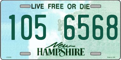 NH license plate 1056568