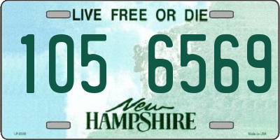 NH license plate 1056569