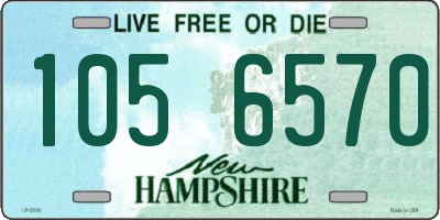 NH license plate 1056570