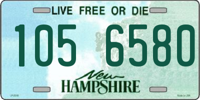NH license plate 1056580