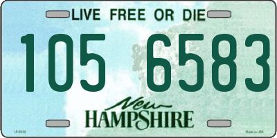 NH license plate 1056583