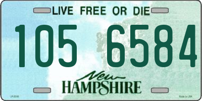 NH license plate 1056584
