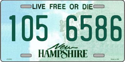 NH license plate 1056586