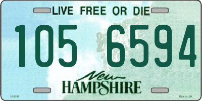 NH license plate 1056594
