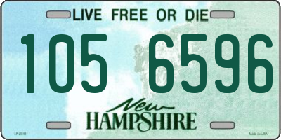 NH license plate 1056596