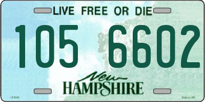 NH license plate 1056602