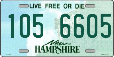 NH license plate 1056605