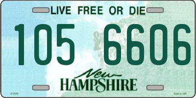 NH license plate 1056606