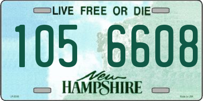 NH license plate 1056608