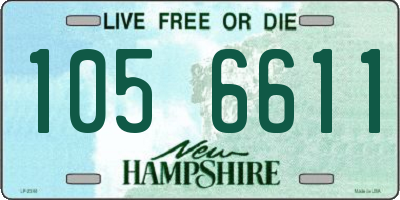 NH license plate 1056611