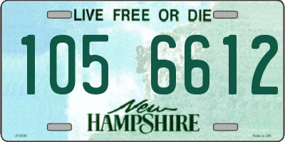 NH license plate 1056612