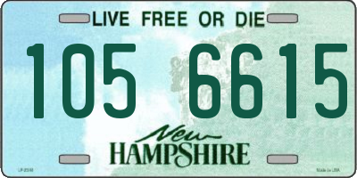 NH license plate 1056615