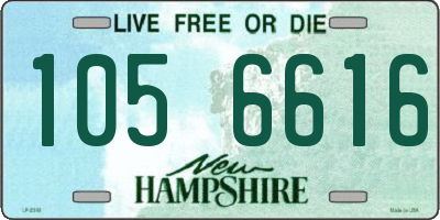NH license plate 1056616