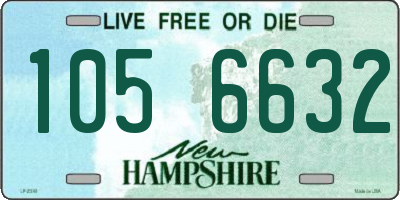 NH license plate 1056632