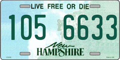 NH license plate 1056633