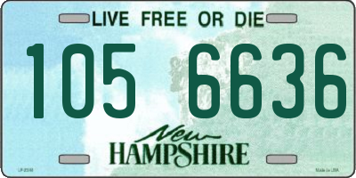 NH license plate 1056636