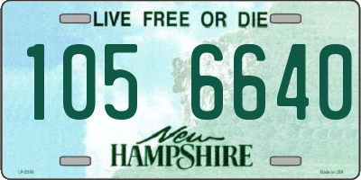 NH license plate 1056640