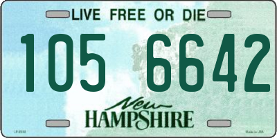 NH license plate 1056642