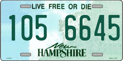 NH license plate 1056645