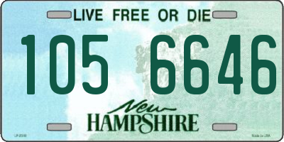 NH license plate 1056646