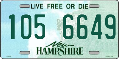 NH license plate 1056649