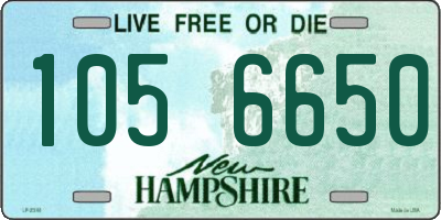 NH license plate 1056650