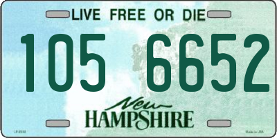 NH license plate 1056652